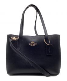 COACH（コーチ）の古着「ミニアベニュー キャリーオール トートバッグ」｜ブラック