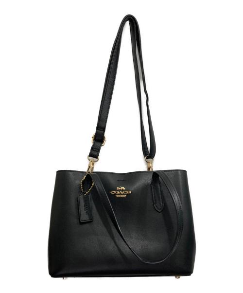 COACH（コーチ）COACH (コーチ) ミニアベニュー キャリーオール トートバッグ ブラックの古着・服飾アイテム