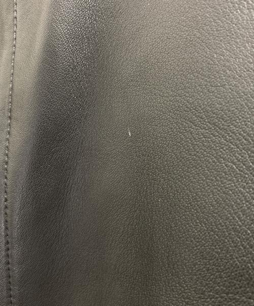 Calvin Klein（カルバンクライン）Calvin Klein (カルバンクライン) ダブルジップレザージャケット ブラック サイズ:34の古着・服飾アイテム