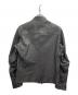 Calvin Klein (カルバンクライン) ダブルジップレザージャケット ブラック サイズ:34：9000円