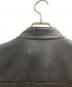 中古・古着 Calvin Klein (カルバンクライン) ダブルジップレザージャケット ブラック サイズ:34：9000円