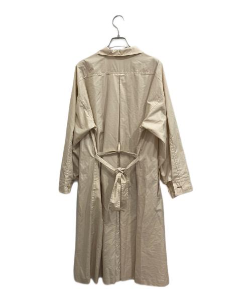 qualite（カリテ）qualite (カリテ) エアリーオーバーコート ベージュ サイズ:38 未使用品の古着・服飾アイテム