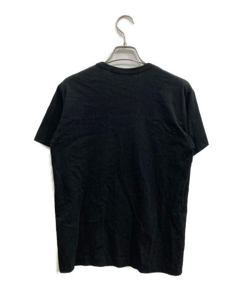 PLAY COMME des GARCONS（プレイコムデギャルソン）PLAY COMME des GARCONS (プレイコムデギャルソン) Printed Triple Small Red Heart T-Shirt ブラック サイズ:Sの古着・服飾アイテム