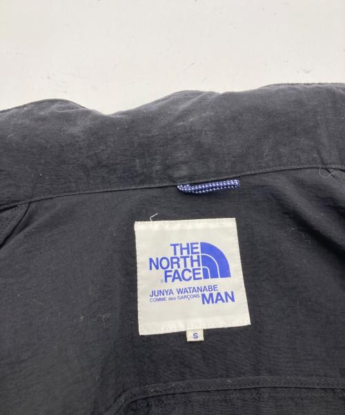 THE NORTH FACE（ザ ノース フェイス）THE NORTH FACE (ザ ノース フェイス) COMME des GARCONS JUNYA WATANABE MAN (コムデギャルソンジュンヤワタナベマン) コラボ ナイロンジャケット ブラック サイズ:Sの古着・服飾アイテム