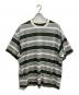 FreshService（フレッシュサービス）の古着「MULTI BORDER S/S TEE」｜グレー×グリーン