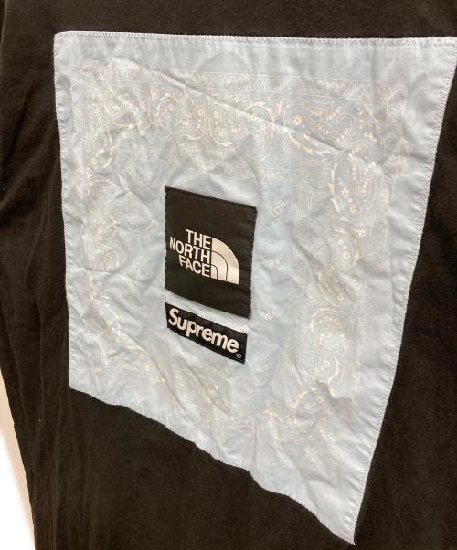 THE NORTH FACE（ザ ノース フェイス）THE NORTH FACE (ザ ノース フェイス) Supreme (シュプリーム) Bandana Tee ブラック サイズ:XLの古着・服飾アイテム