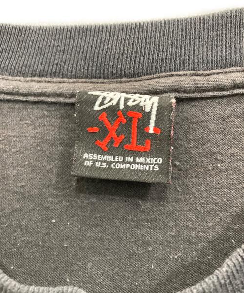 stussy（ステューシー）stussy (ステューシー) リンクサークル プリントTシャツ ブラック サイズ:XLの古着・服飾アイテム