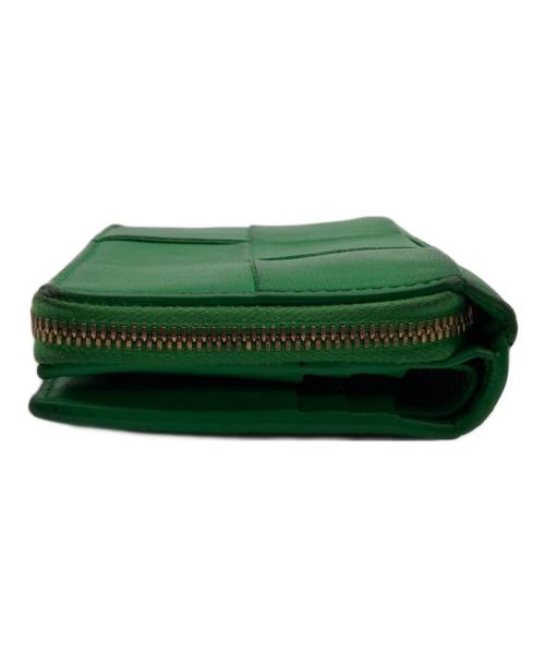 BOTTEGA VENETA（ボッテガベネタ）BOTTEGA VENETA (ボッテガベネタ) カセット コンパクトウォレット グリーンの古着・服飾アイテム