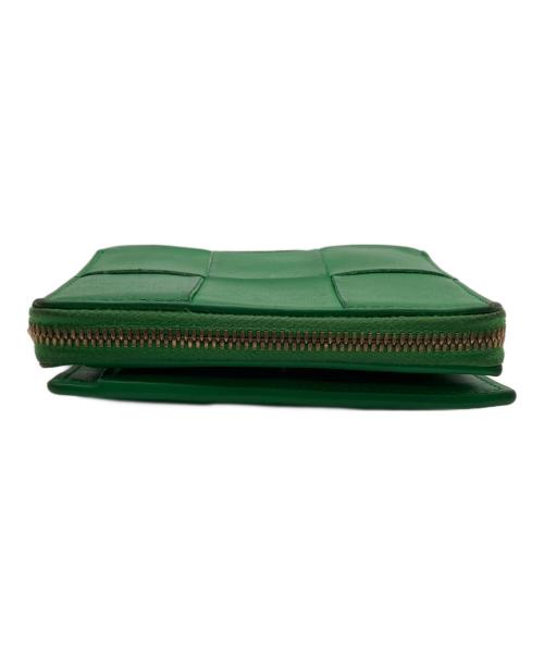 BOTTEGA VENETA（ボッテガベネタ）BOTTEGA VENETA (ボッテガベネタ) カセット コンパクトウォレット グリーンの古着・服飾アイテム