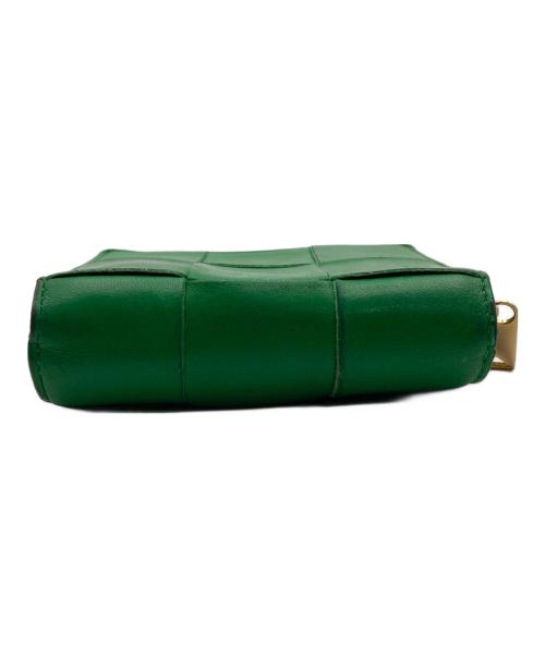 BOTTEGA VENETA（ボッテガベネタ）BOTTEGA VENETA (ボッテガベネタ) カセット コンパクトウォレット グリーンの古着・服飾アイテム