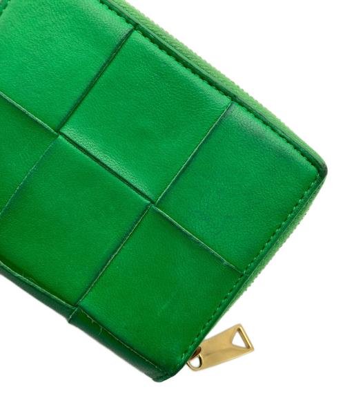 BOTTEGA VENETA（ボッテガベネタ）BOTTEGA VENETA (ボッテガベネタ) カセット コンパクトウォレット グリーンの古着・服飾アイテム