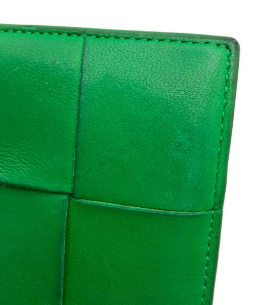 BOTTEGA VENETA（ボッテガベネタ）BOTTEGA VENETA (ボッテガベネタ) カセット コンパクトウォレット グリーンの古着・服飾アイテム