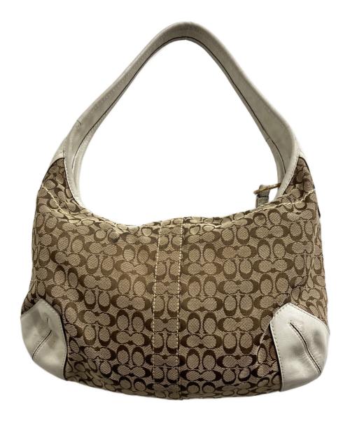 COACH（コーチ）COACH (コーチ) ハンドバッグ/ホーボーバック ベージュの古着・服飾アイテム