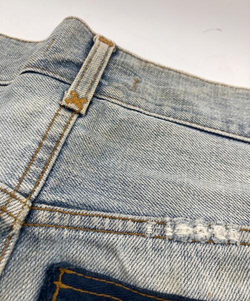 DOLCE & GABBANA（ドルチェ＆ガッバーナ）DOLCE & GABBANA (ドルチェ＆ガッバーナ) ダメージデニムパンツ ブルー サイズ:46の古着・服飾アイテム