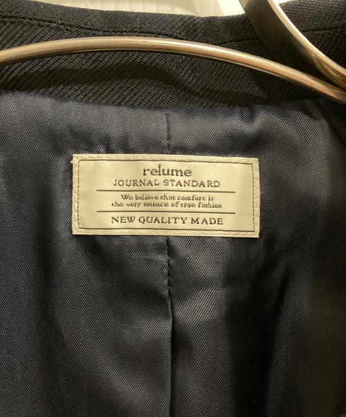 JOURNAL STANDARD relume（ジャーナルスタンダード レリューム）JOURNAL STANDARD relume (ジャーナルスタンダード レリューム) T/Wギャバネイビーブレザー ネイビー サイズ:36の古着・服飾アイテム