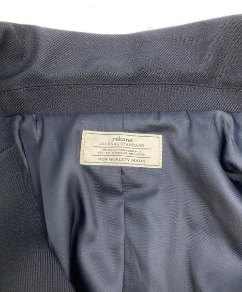 JOURNAL STANDARD relume（ジャーナルスタンダード レリューム）JOURNAL STANDARD relume (ジャーナルスタンダード レリューム) T/Wギャバネイビーブレザー ネイビー サイズ:36の古着・服飾アイテム