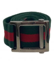 GUCCI（グッチ）の古着「ベルト」｜グリーン×レッド
