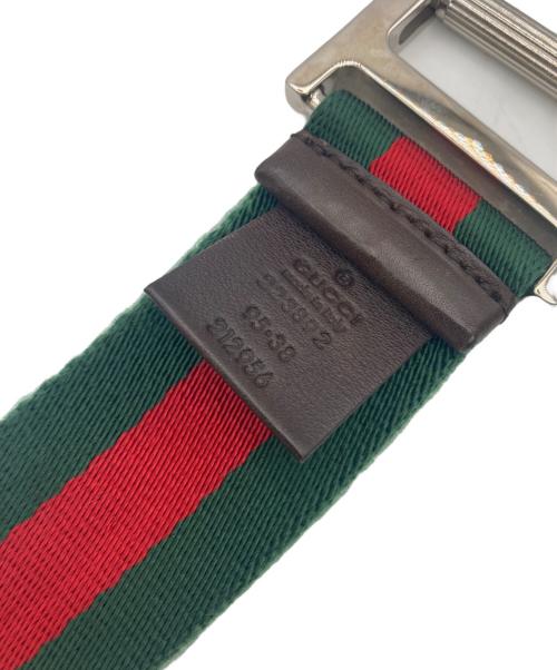 GUCCI（グッチ）GUCCI (グッチ) ベルト グリーン×レッドの古着・服飾アイテム