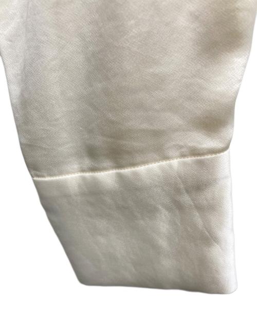 SACRA（サクラ）SACRA (サクラ) サテンバンドカラーシャツ アイボリー サイズ:38の古着・服飾アイテム