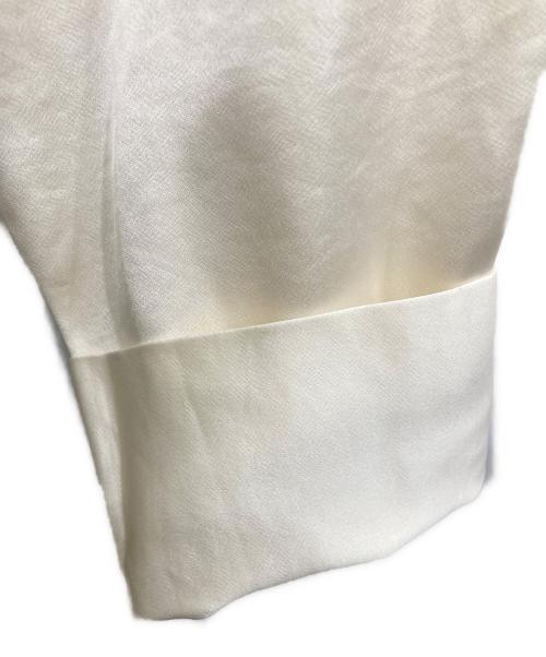 SACRA（サクラ）SACRA (サクラ) サテンバンドカラーシャツ アイボリー サイズ:38の古着・服飾アイテム