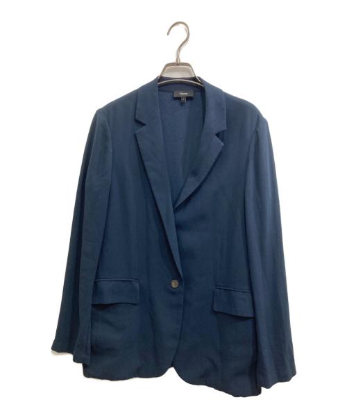theory（セオリー）theory (セオリー) POWDER CREPE CASUALBLAZER UL ネイビー サイズ:2の古着・服飾アイテム