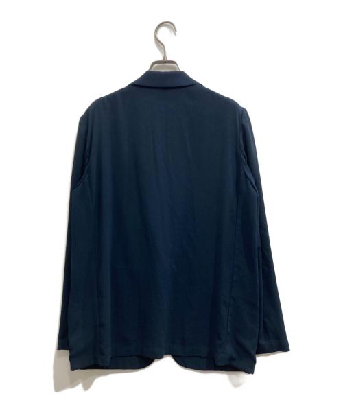 theory（セオリー）theory (セオリー) POWDER CREPE CASUALBLAZER UL ネイビー サイズ:2の古着・服飾アイテム