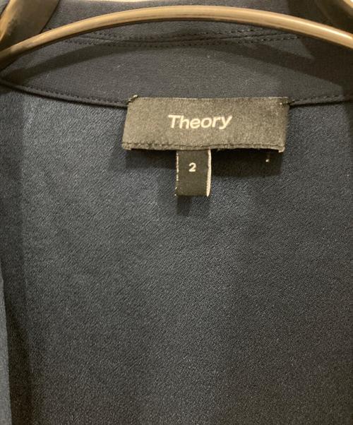 theory（セオリー）theory (セオリー) POWDER CREPE CASUALBLAZER UL ネイビー サイズ:2の古着・服飾アイテム