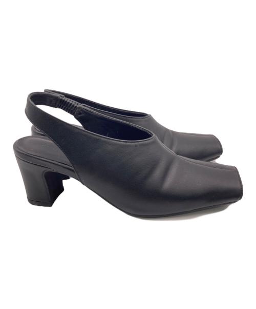 Louren（ローレン）Louren (ローレン) open toe pumps/オープン　トゥー　パンプス ブラック サイズ:23.5の古着・服飾アイテム