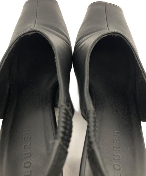 Louren（ローレン）Louren (ローレン) open toe pumps/オープン　トゥー　パンプス ブラック サイズ:23.5の古着・服飾アイテム