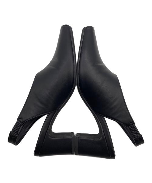 Louren（ローレン）Louren (ローレン) open toe pumps/オープン　トゥー　パンプス ブラック サイズ:23.5の古着・服飾アイテム