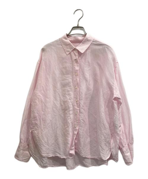 IENA（イエナ）IENA (イエナ) ラミーリヨセルフェミニンシャツ ピンク サイズ:36の古着・服飾アイテム