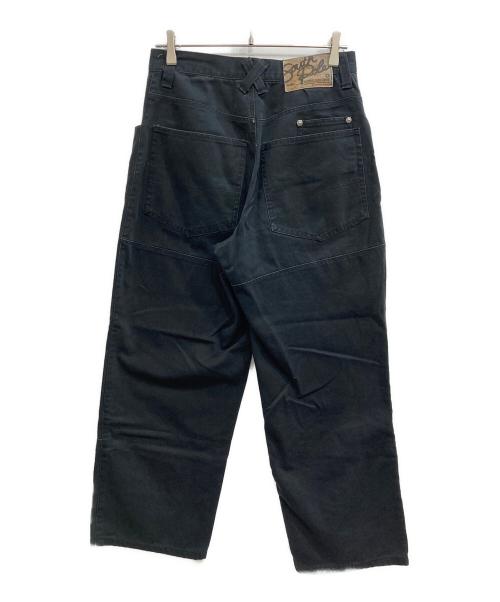 SOUTHPOLE（サウスポール）SOUTHPOLE (サウスポール) ダブルニーワークパンツ ブラック サイズ:76cm（W30）の古着・服飾アイテム