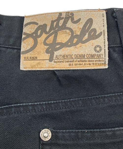 SOUTHPOLE（サウスポール）SOUTHPOLE (サウスポール) ダブルニーワークパンツ ブラック サイズ:76cm（W30）の古着・服飾アイテム