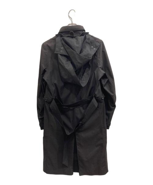 Norwegian Rain（ノルウェージャンレイン）Norwegian Rain (ノルウェージャンレイン) フーデッドステンカラーコート ブラック サイズ:Sの古着・服飾アイテム