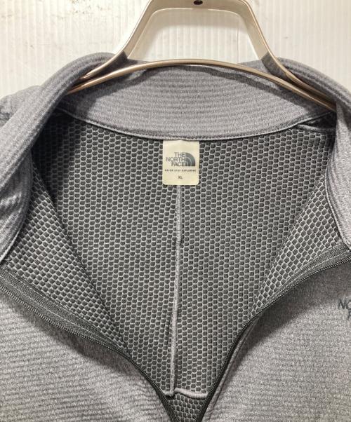 THE NORTH FACE（ザ ノース フェイス）THE NORTH FACE (ザ ノース フェイス) ロングスリーブフラッシュドライジップアップ グレー サイズ:XLの古着・服飾アイテム