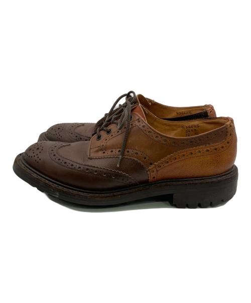 Tricker's（トリッカーズ）Tricker's (トリッカーズ) NEPENTHES (ネペンテス) ウィングチップシューズ ブラウン サイズ:7 1/2の古着・服飾アイテム
