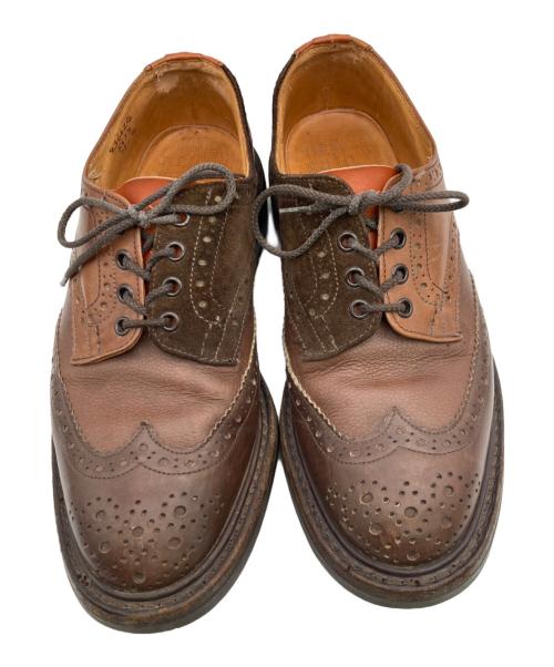 Tricker's（トリッカーズ）Tricker's (トリッカーズ) NEPENTHES (ネペンテス) ウィングチップシューズ ブラウン サイズ:7 1/2の古着・服飾アイテム