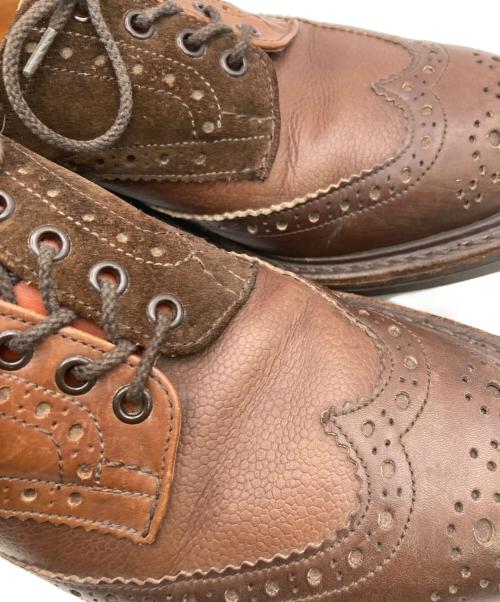 Tricker's（トリッカーズ）Tricker's (トリッカーズ) NEPENTHES (ネペンテス) ウィングチップシューズ ブラウン サイズ:7 1/2の古着・服飾アイテム