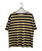 MHLマーガレットハウエル）の古着「ボーダーTシャツ」｜オリーブ×ブラック