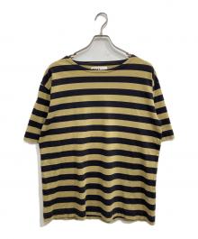 MHL（マーガレットハウエル）の古着「ボーダーTシャツ」｜オリーブ×ブラック