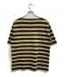 MHL (マーガレットハウエル) ボーダーTシャツ オリーブ×ブラック サイズ:L：5000円