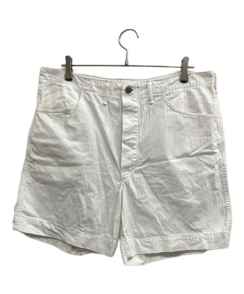 RRL（ダブルアールエル）RRL (ダブルアールエル) ヘリンボーンショートパンツ ホワイト サイズ:34の古着・服飾アイテム