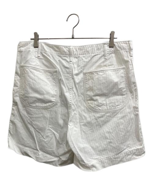 RRL（ダブルアールエル）RRL (ダブルアールエル) ヘリンボーンショートパンツ ホワイト サイズ:34の古着・服飾アイテム