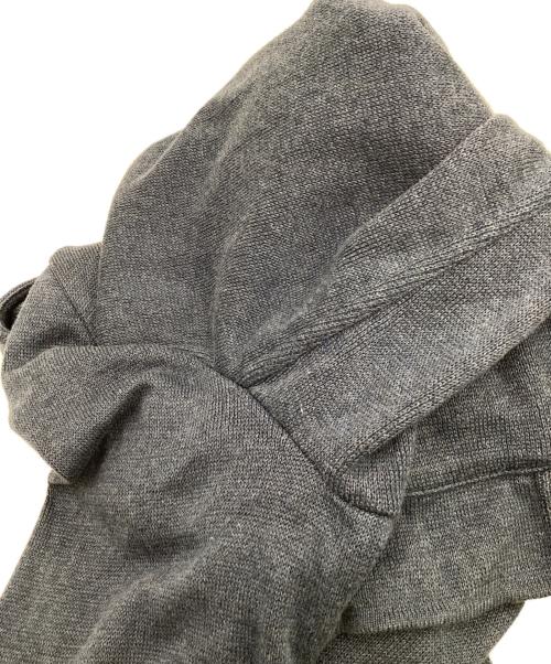 LARDINI（ラルディーニ）LARDINI (ラルディーニ) コットンミラノリブソリッドニットジャケット ブルー サイズ:Mの古着・服飾アイテム