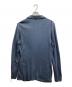 LARDINI (ラルディーニ) コットンミラノリブソリッドニットジャケット ブルー サイズ:M：22000円