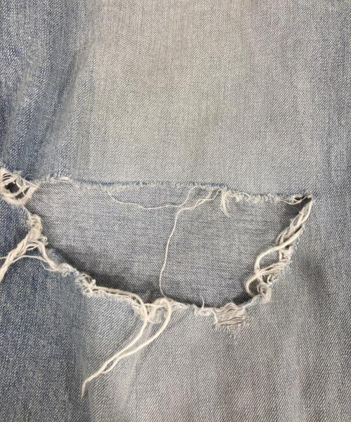 jieda（ジエダ）jieda (ジエダ) DAMAGE ONE TUCK WIDE STRAIGHT DENIM インディゴ サイズ:1の古着・服飾アイテム