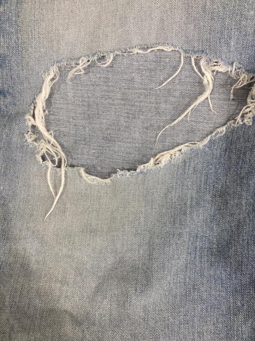 jieda（ジエダ）jieda (ジエダ) DAMAGE ONE TUCK WIDE STRAIGHT DENIM インディゴ サイズ:1の古着・服飾アイテム