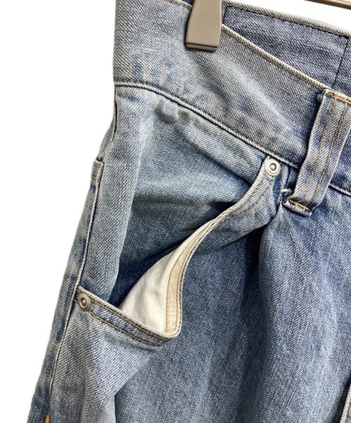 jieda（ジエダ）jieda (ジエダ) DAMAGE ONE TUCK WIDE STRAIGHT DENIM インディゴ サイズ:1の古着・服飾アイテム