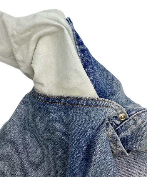 jieda（ジエダ）jieda (ジエダ) DAMAGE ONE TUCK WIDE STRAIGHT DENIM インディゴ サイズ:1の古着・服飾アイテム