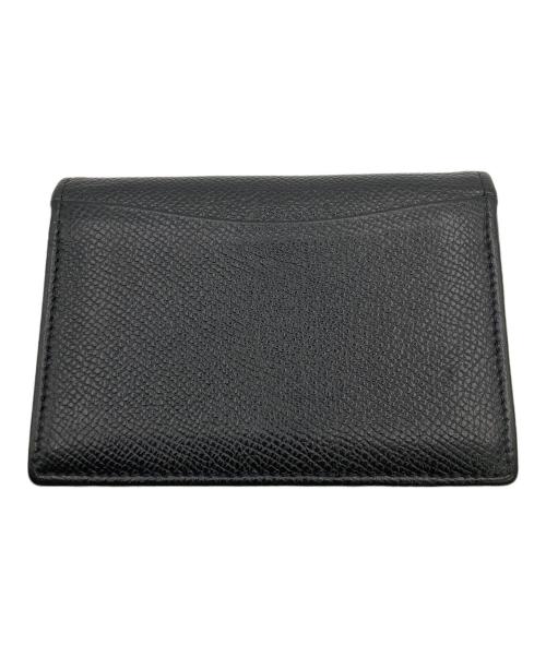 BVLGARI（ブルガリ）BVLGARI (ブルガリ) レザーカードケース ネイビーの古着・服飾アイテム